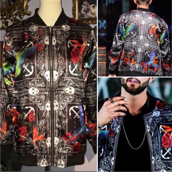 Mister Triple X Bomber Jacket Erik Rosete Small - Picture 4 of 16